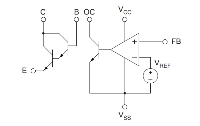 Block Diagram - IXYS IX9915 Low Voltage Error Amplifiers